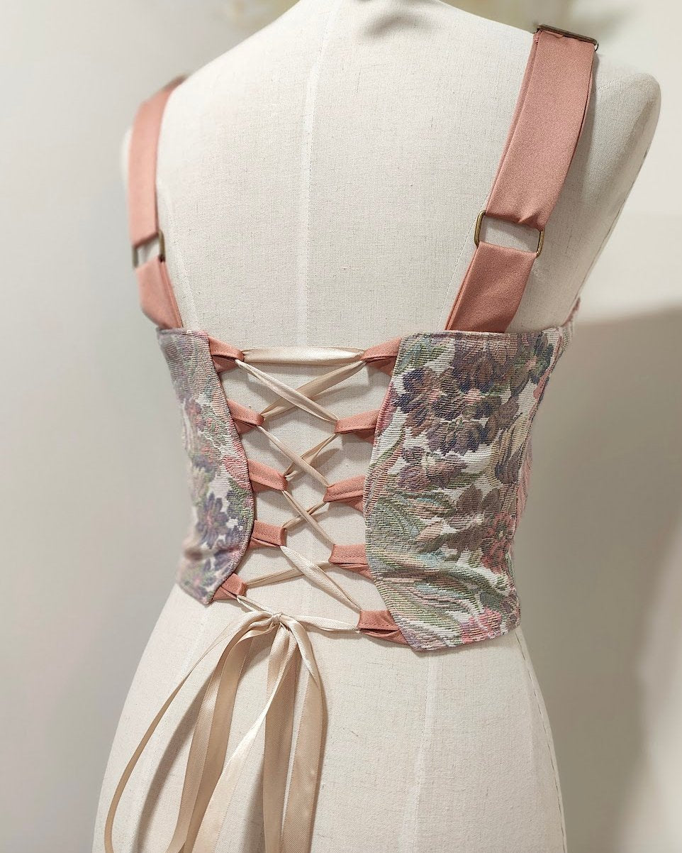 Aitana - Reversible Corset Top (No more fabric — reversible corset top handmade in Helsinki by PopJoy