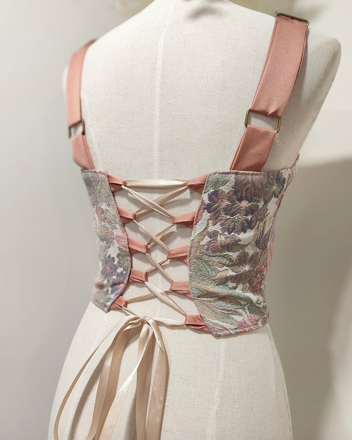 Aitana - Reversible Corset Top (No more fabric — reversible corset top handmade in Helsinki by PopJoy