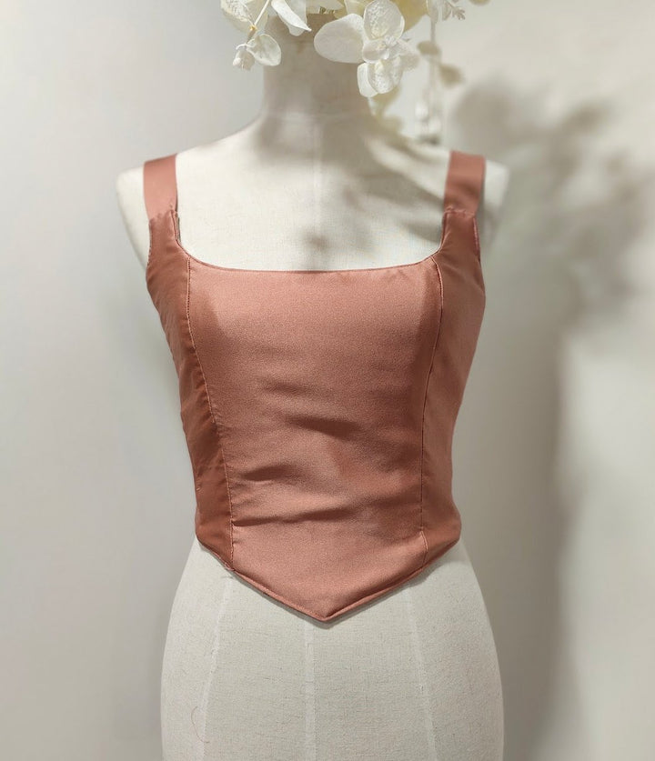 Aitana - Reversible Corset Top (No more fabric — reversible corset top handmade in Helsinki by PopJoy