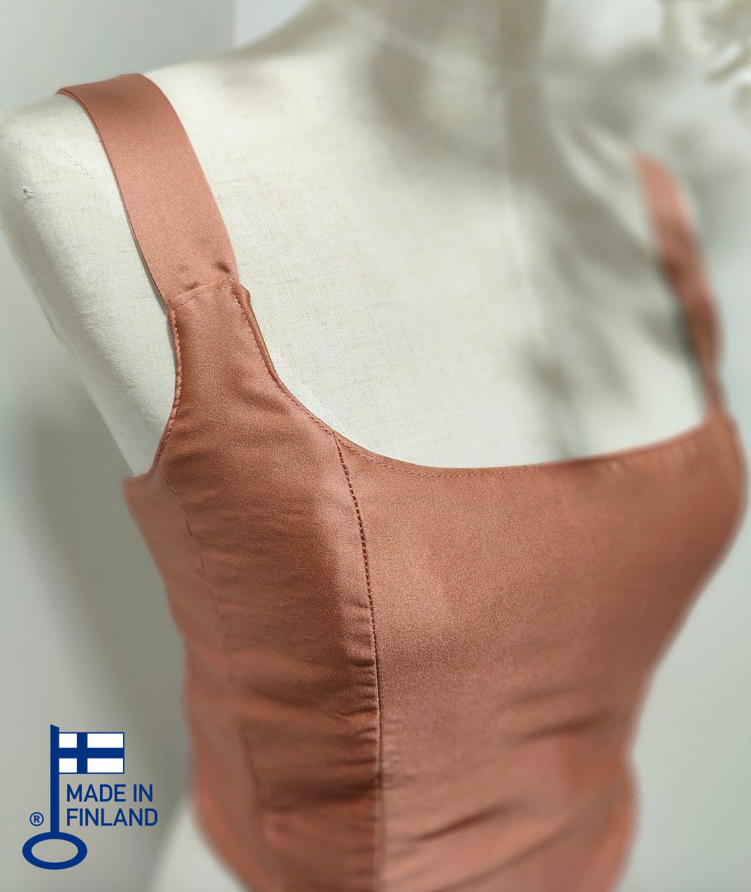 Aitana - Reversible Corset Top (No more fabric) — made in Finland — view 6