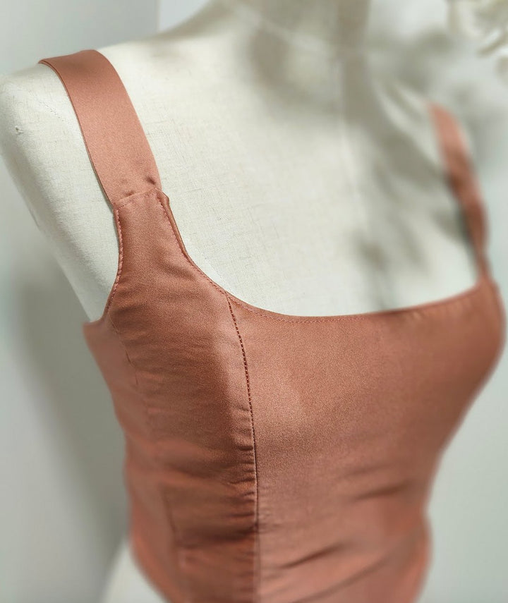Aitana - Reversible Corset Top (No more fabric — reversible corset top handmade in Helsinki by PopJoy