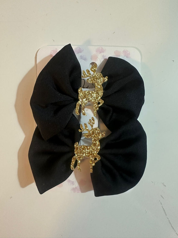 Amelia - Bow Hairclip Pair — handmade hair accessory by PopJoy, Helsinki