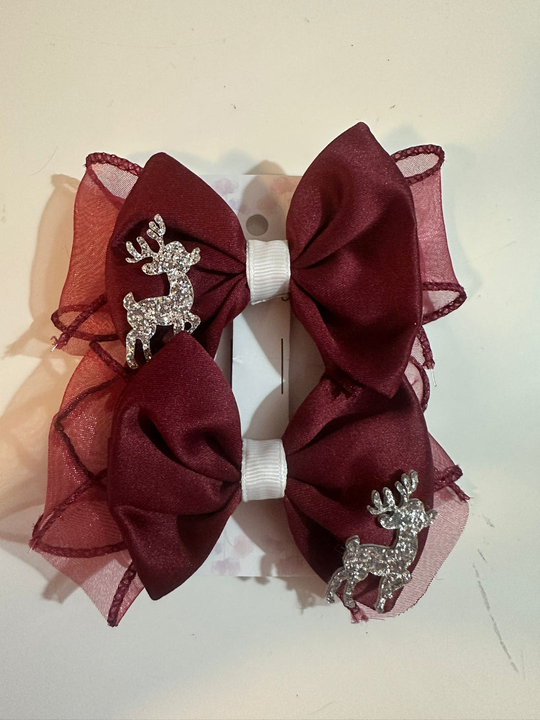Amelia - Bow Hairclip Pair — handmade hair accessory by PopJoy, Helsinki