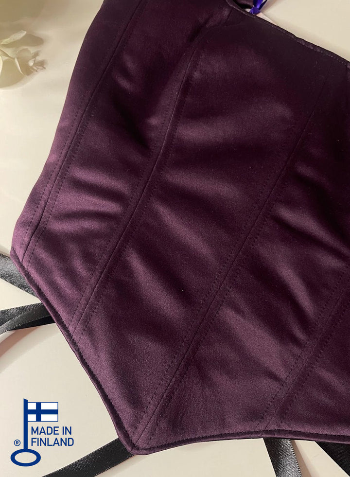 Amethysta - Reversible Corset Top (Made-to-Order) — made in Finland — view 1
