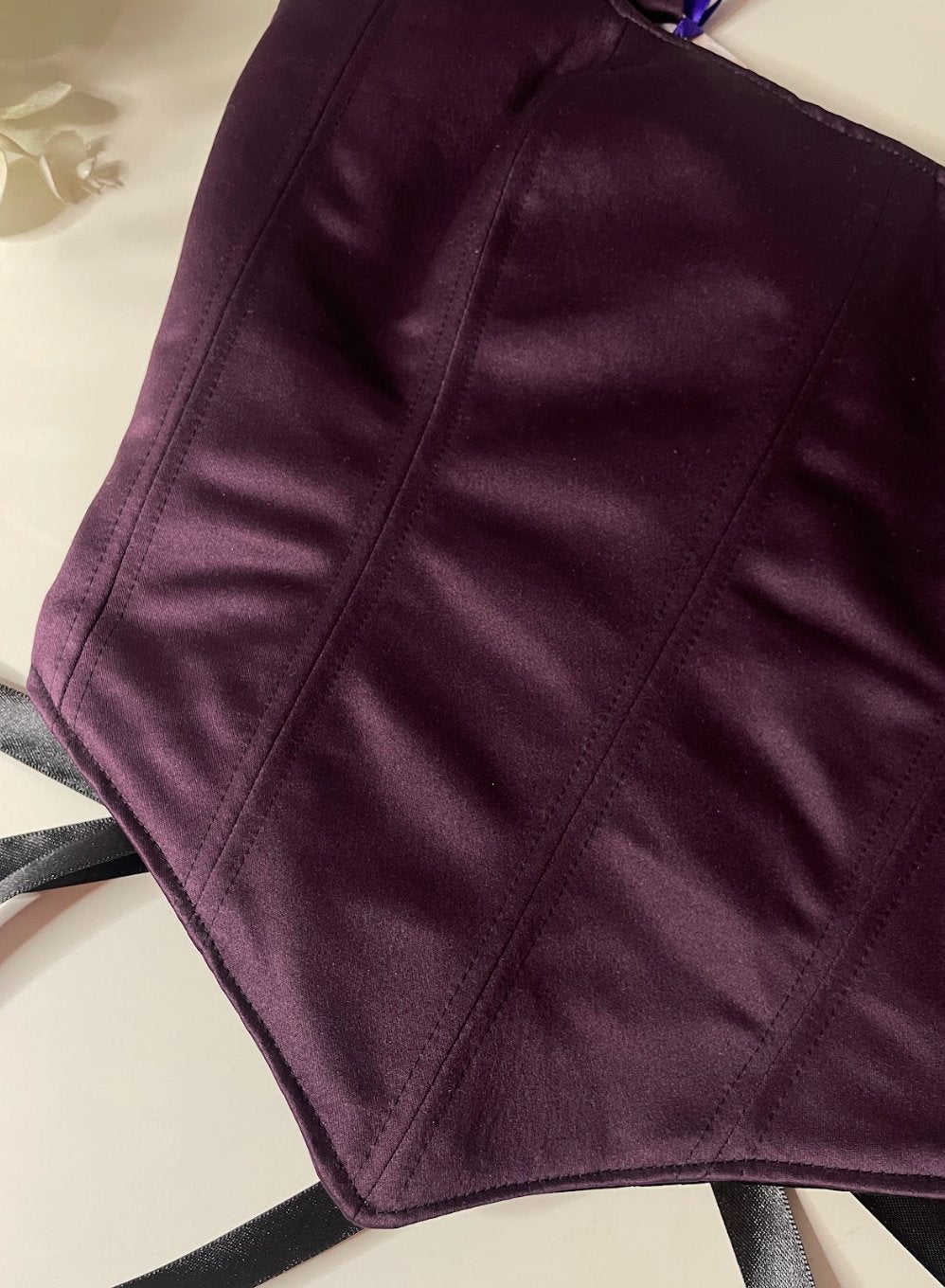 Amethysta - Reversible Corset Top — reversible corset top handmade in Helsinki by PopJoy