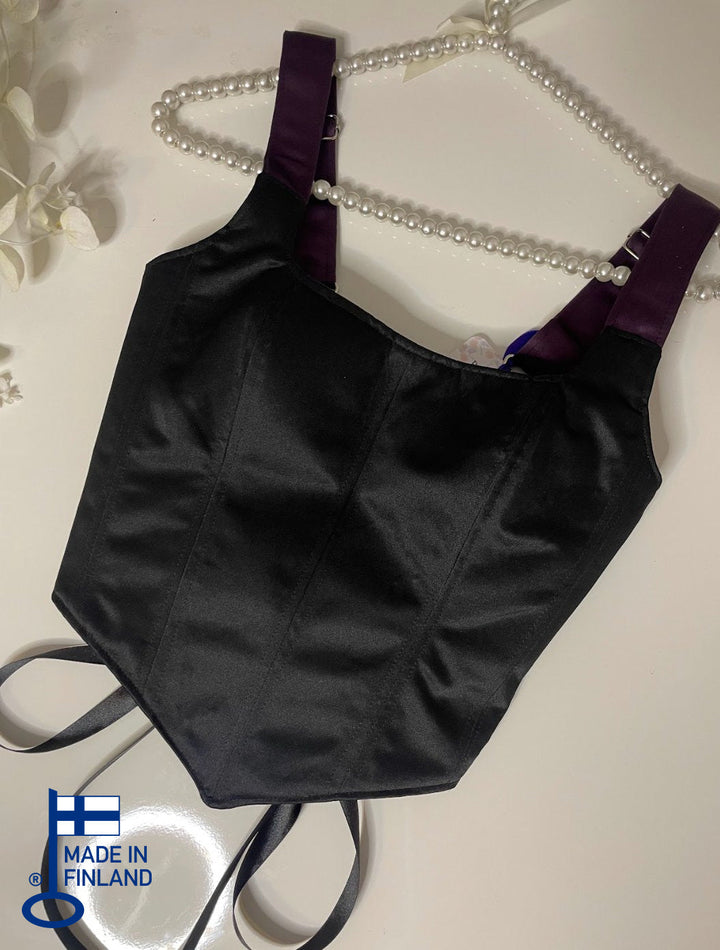 Amethysta - Reversible Corset Top (Made-to-Order) — made in Finland — view 4