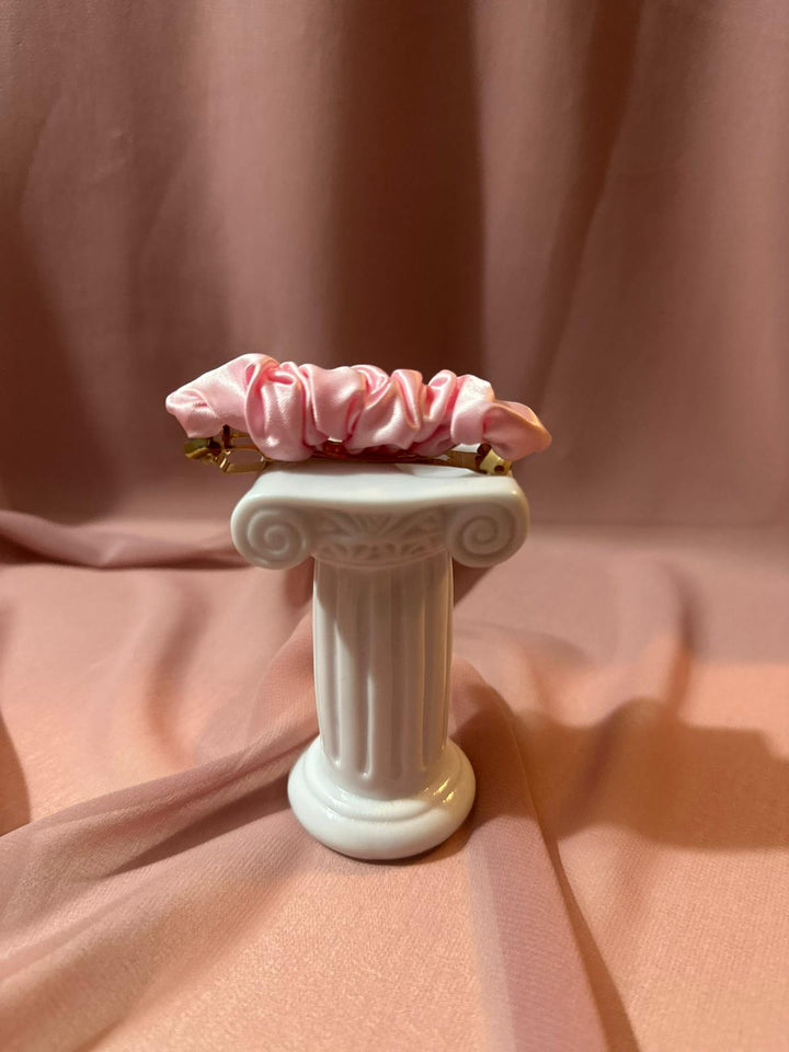 Arabella - Ruffled Barrette Hair Clip — handmade hair accessory by PopJoy, Helsinki
