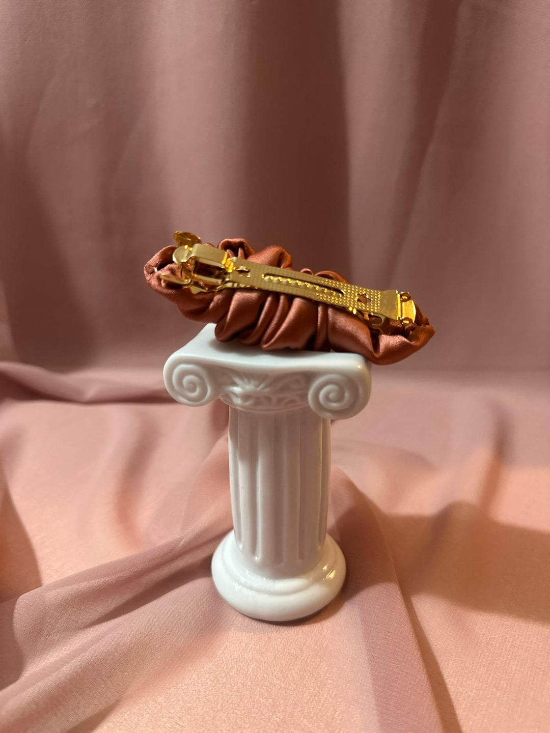 Arabella - Ruffled Barrette Hair Clip — handmade hair accessory by PopJoy, Helsinki