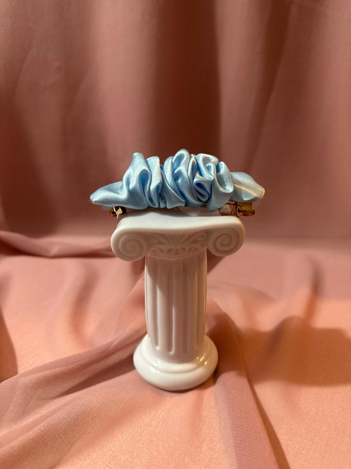 Arabella - Ruffled Barrette Hair Clip — handmade hair accessory by PopJoy, Helsinki