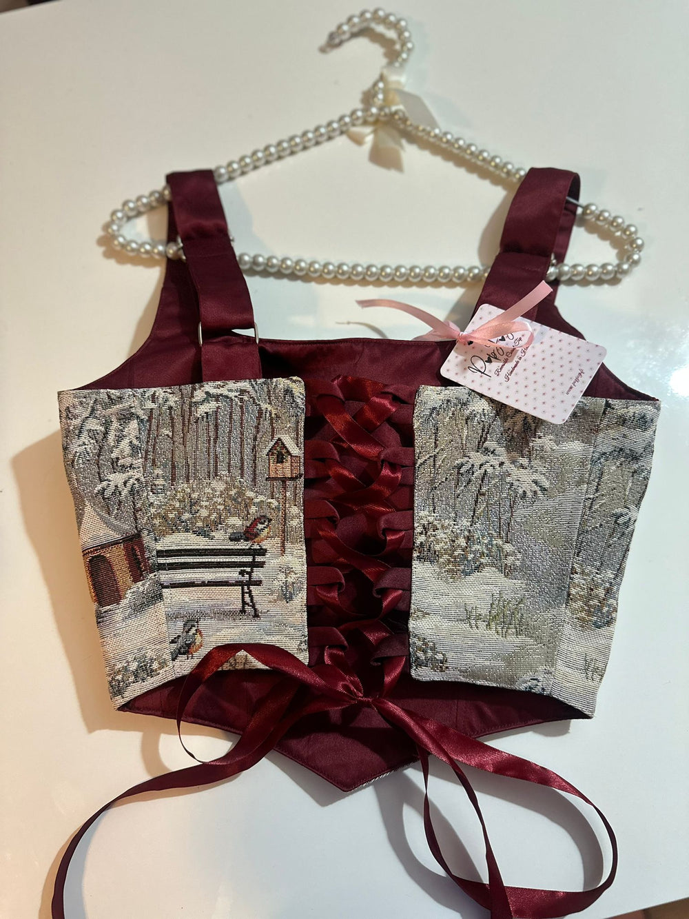Bambi - Reversible Corset Top — reversible corset top handmade in Helsinki by PopJoy