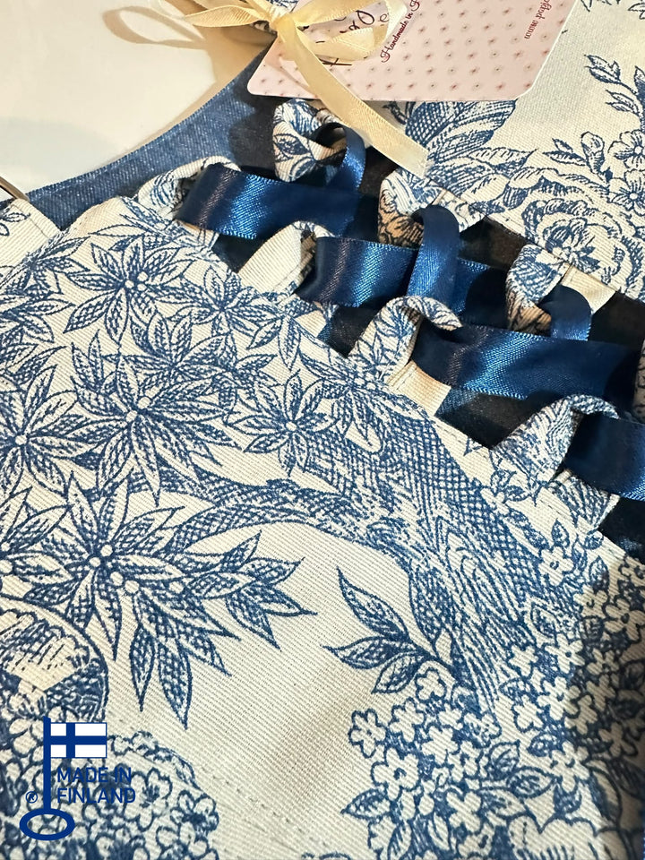 Blue Jolie - Reversible Corset Top (Made-to-Order) — made in Finland — view 1
