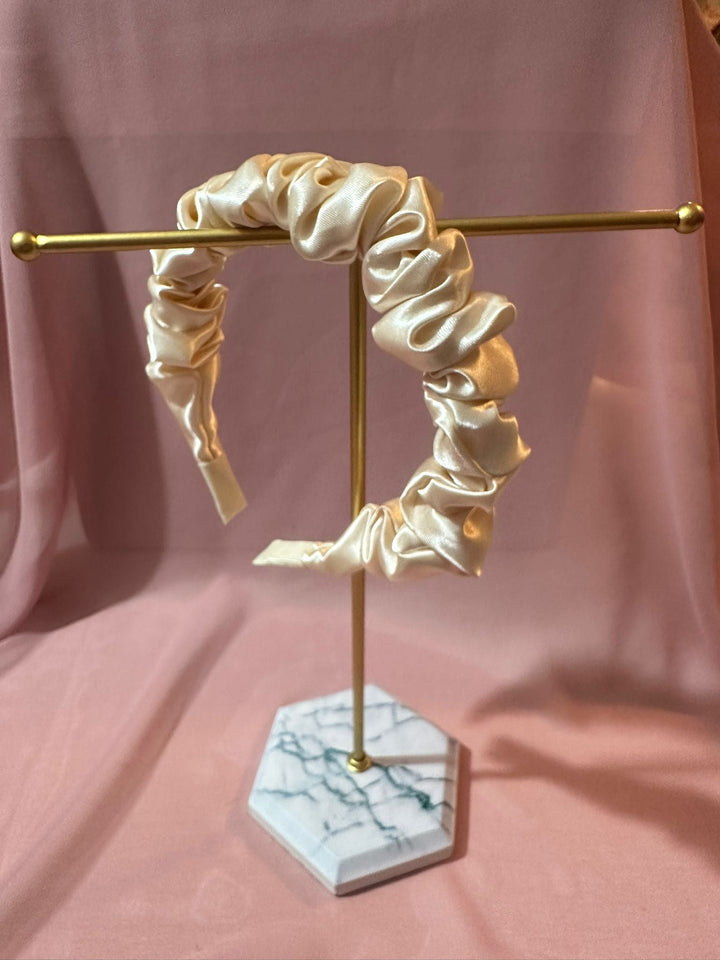 Cecilia - Thin Scrunchy Headband — handmade hair accessory by PopJoy, Helsinki