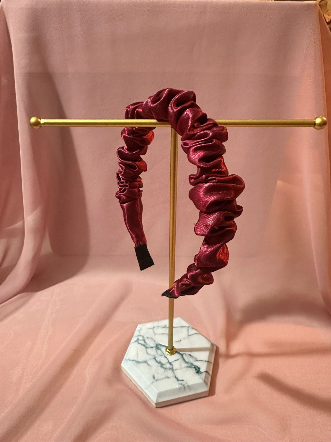 Cecilia - Thin Scrunchy Headband — handmade hair accessory by PopJoy, Helsinki