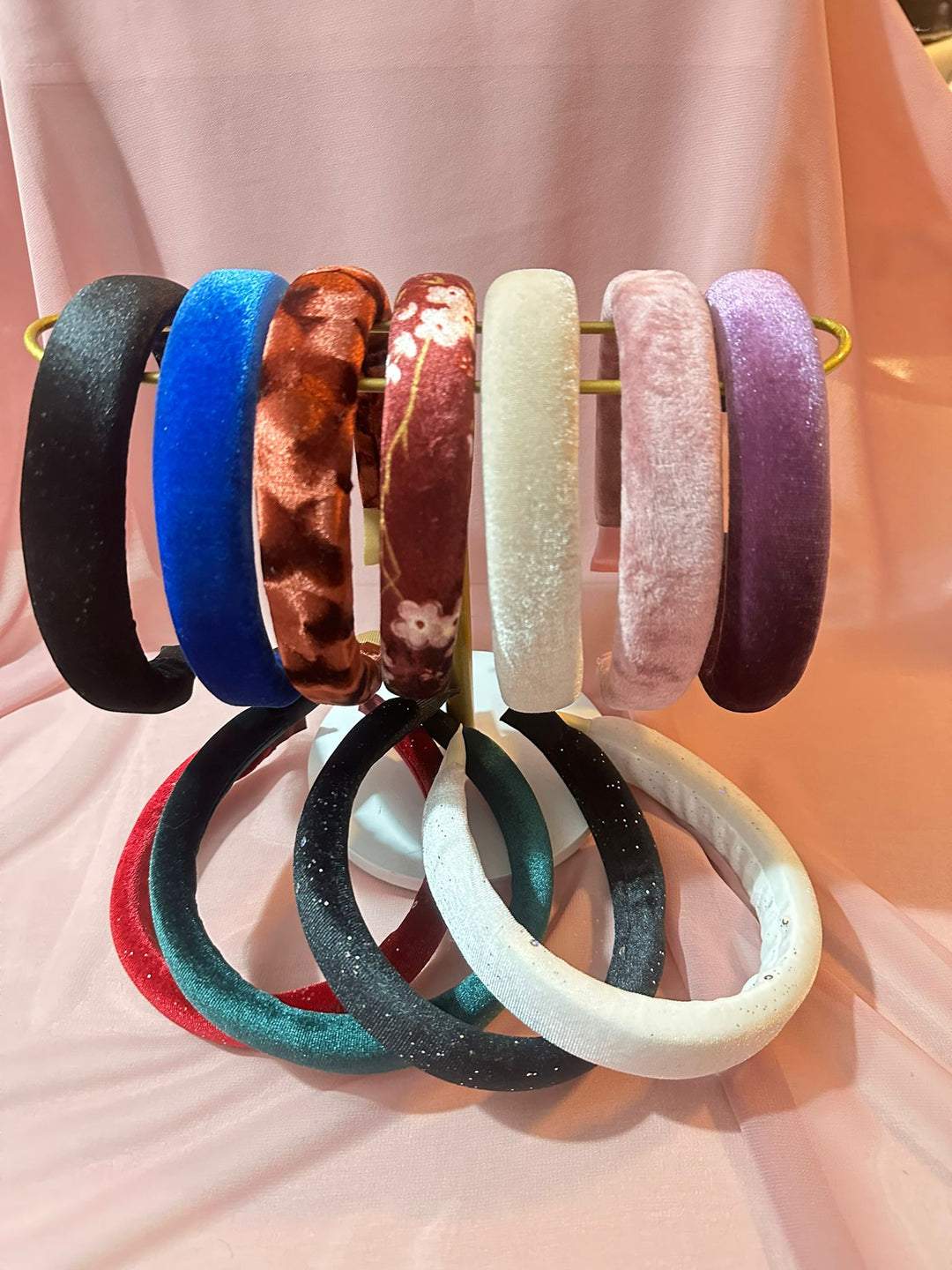 Ciselé - Velvet Headband — handmade hair accessory by PopJoy, Helsinki