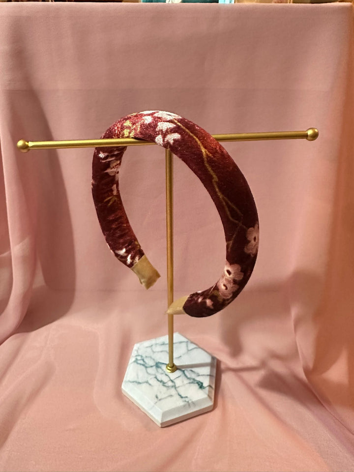 Ciselé - Velvet Headband — hair accessory — view 21 · PopJoy handmade