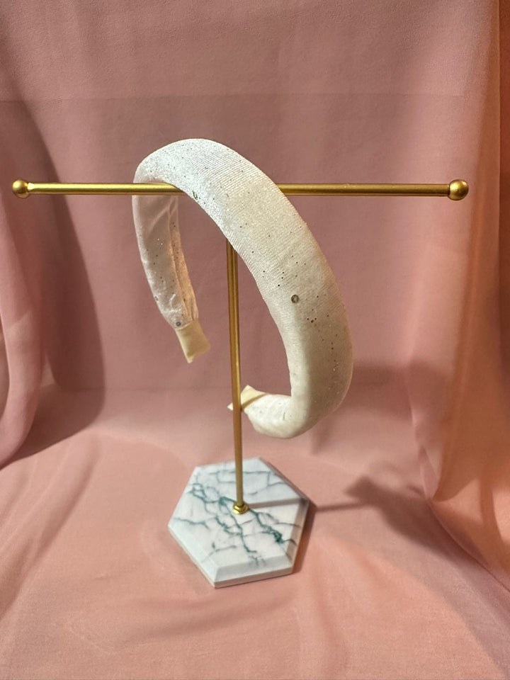 Ciselé - Velvet Headband — hair accessory — view 24 · PopJoy handmade