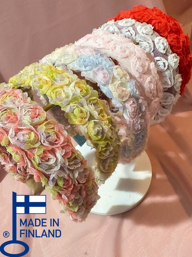 Daisy - Flower Headband — handmade hair accessory by PopJoy, Helsinki