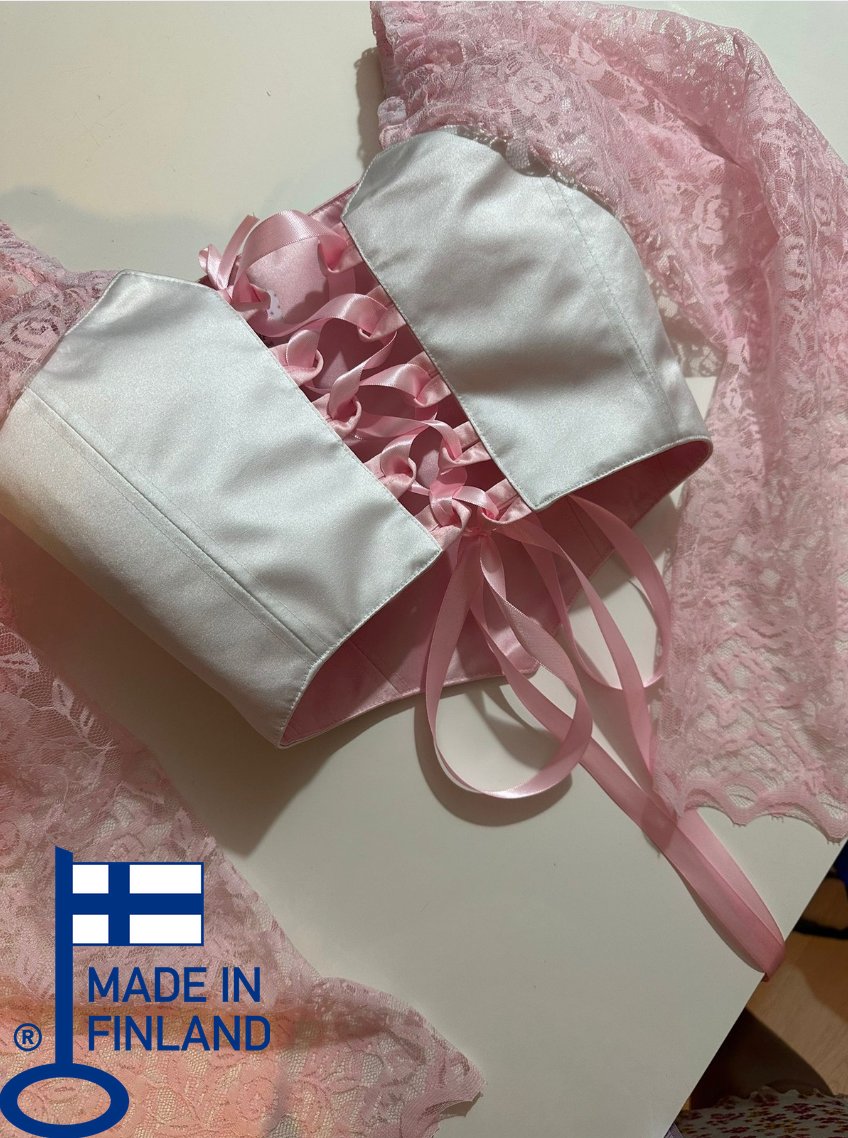 Diana - Reversible Corset Top — reversible corset top handmade in Helsinki by PopJoy