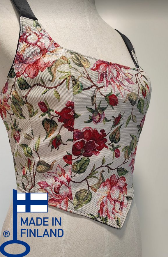 Elena - Reversible Corset Top — reversible corset top handmade in Helsinki by PopJoy