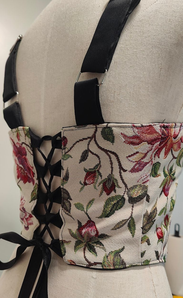 Elena - Reversible Corset Top — reversible corset top handmade in Helsinki by PopJoy
