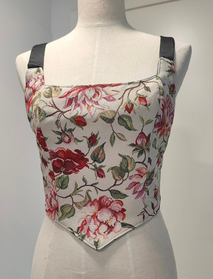 Elena - Reversible Corset Top — reversible corset top handmade in Helsinki by PopJoy