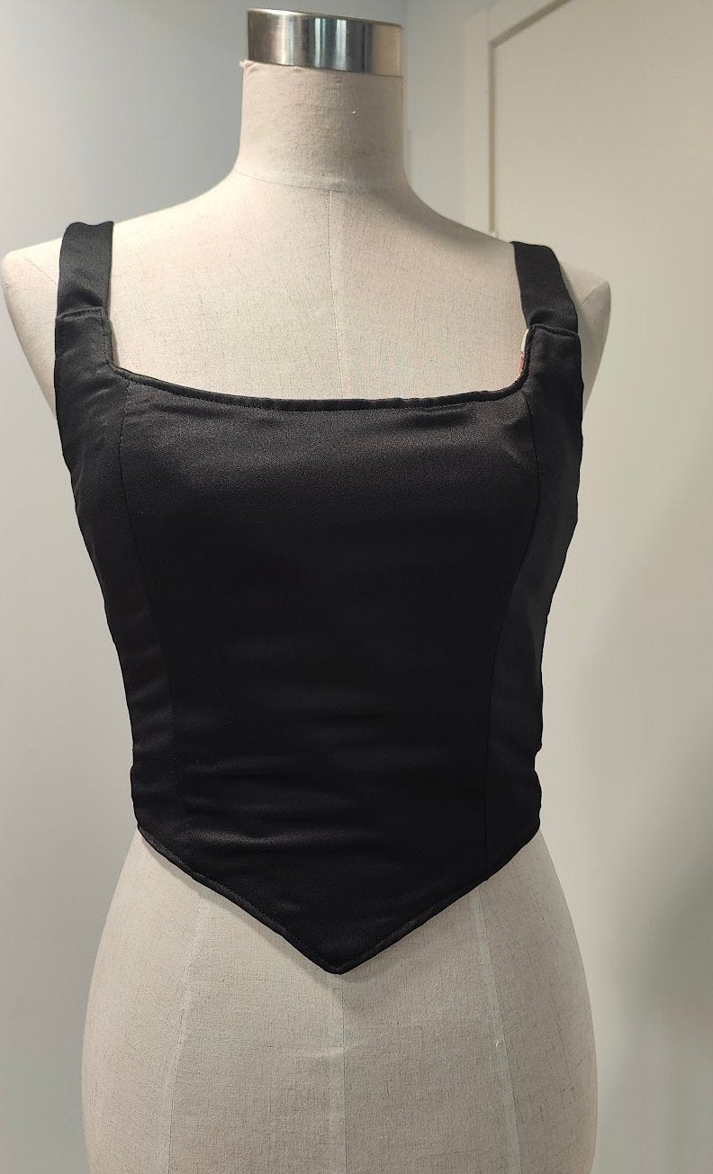 Elena - Reversible Corset Top — reversible corset top handmade in Helsinki by PopJoy