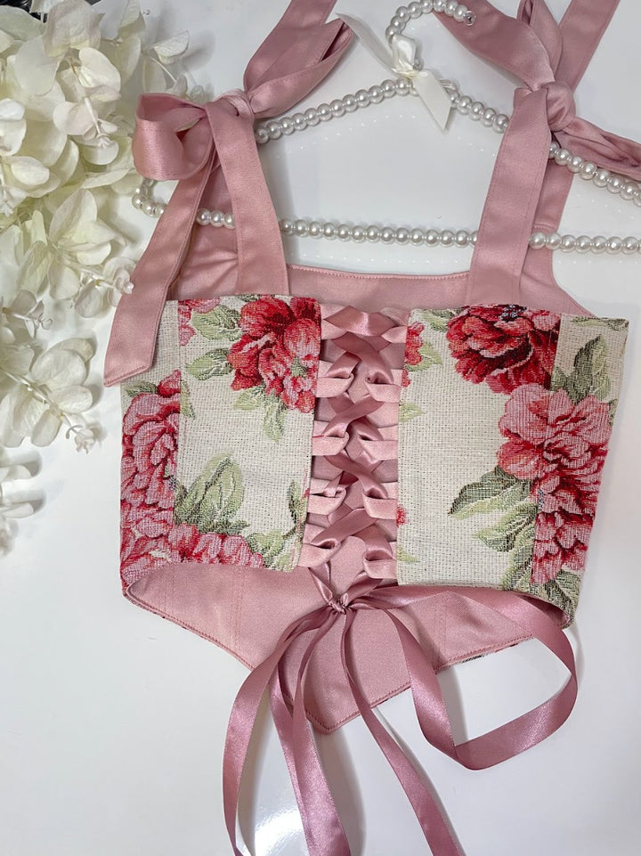 Eleonor - Reversible Corset Top (No more fabric — reversible corset top handmade in Helsinki by PopJoy
