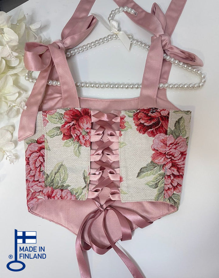 Eleonor - Reversible Corset Top (No more fabric) — made in Finland — view 3