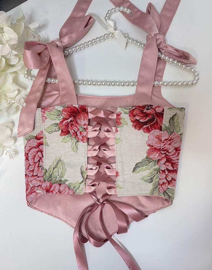 Eleonor - Reversible Corset Top (No more fabric — reversible corset top handmade in Helsinki by PopJoy