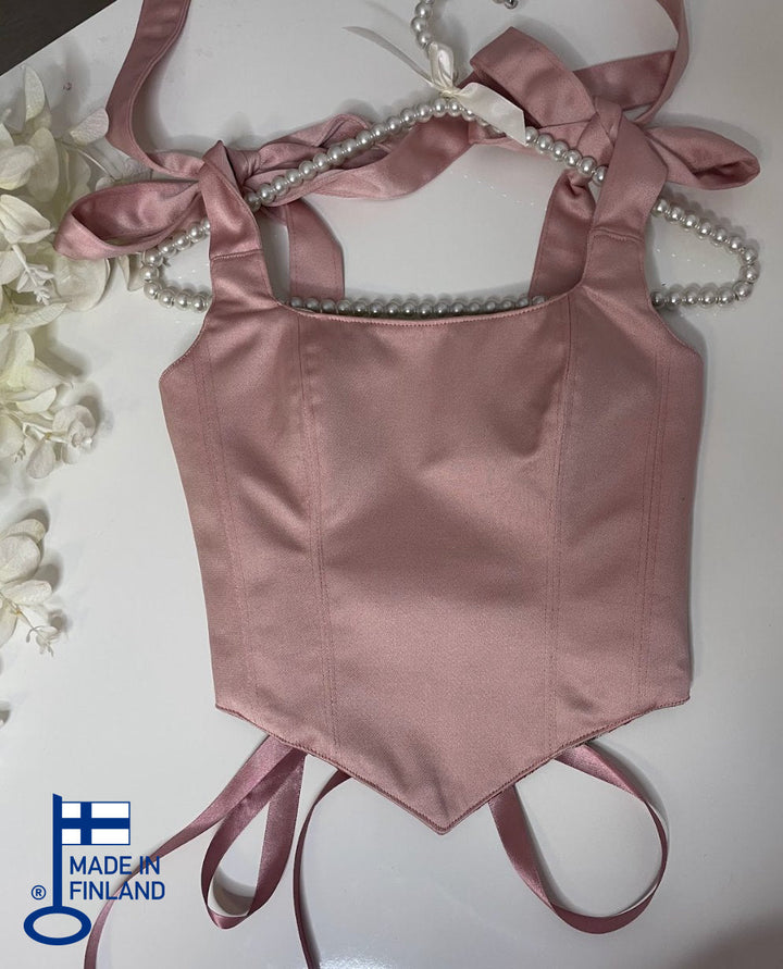 Eleonor - Reversible Corset Top (No more fabric) — made in Finland — view 4