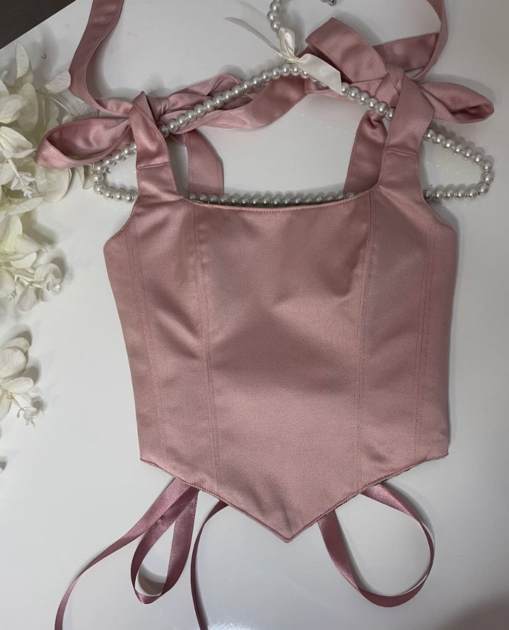 Eleonor - Reversible Corset Top (No more fabric — reversible corset top handmade in Helsinki by PopJoy