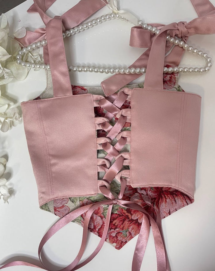 Eleonor - Reversible Corset Top (No more fabric — reversible corset top handmade in Helsinki by PopJoy