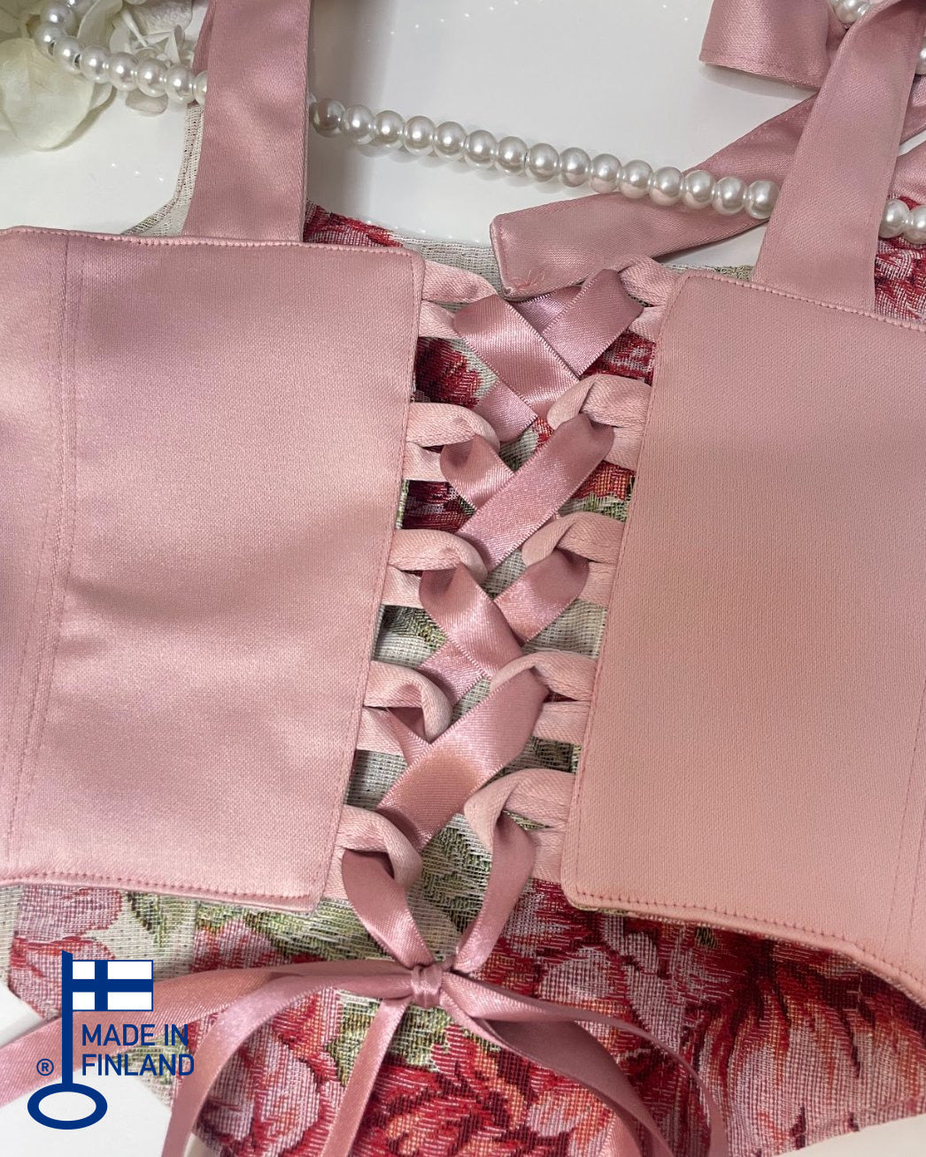 Eleonor - Reversible Corset Top (No more fabric) — made in Finland — view 6