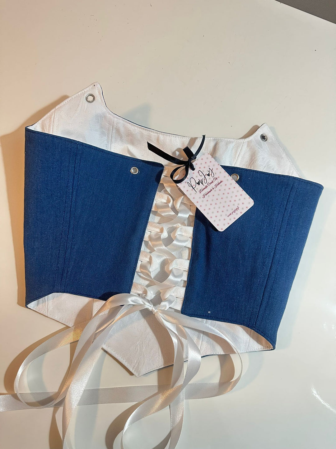 Elwing - Removable Straps - Reversible Corset Top — reversible corset top handmade in Helsinki by PopJoy