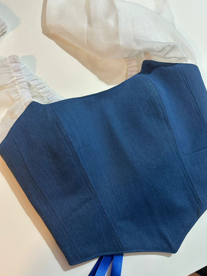 Elwing - Reversible Corset Top — reversible corset top handmade in Helsinki by PopJoy