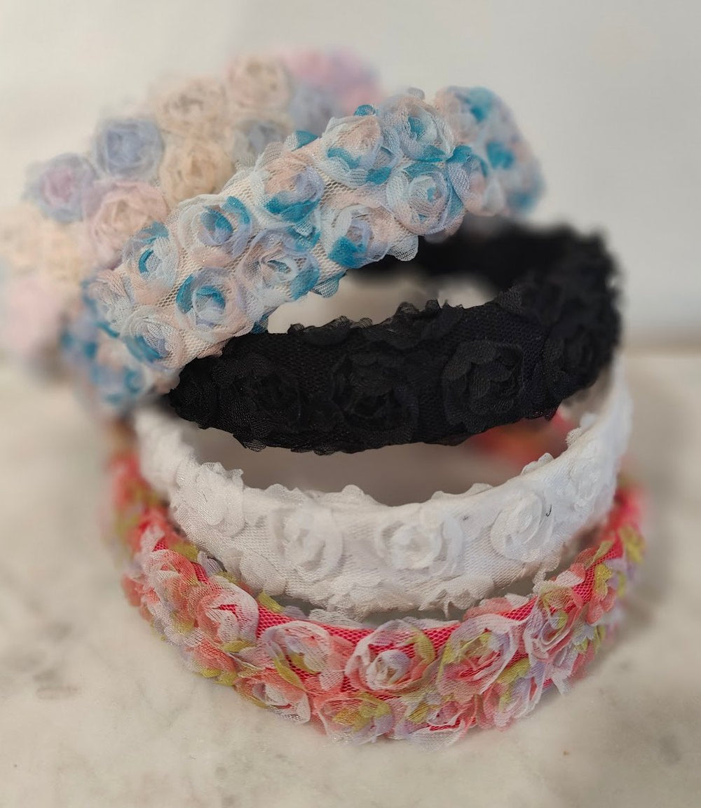 Floral -  Flowers Headband — handmade hair accessory by PopJoy, Helsinki