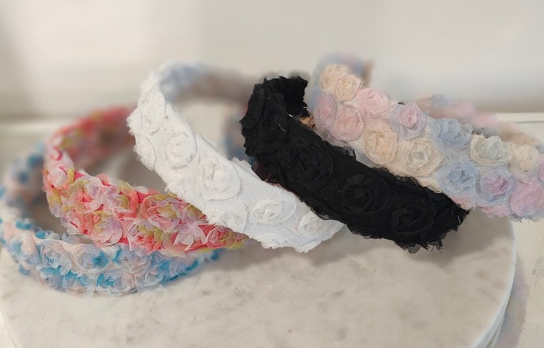 Floral -  Flowers Headband — handmade hair accessory by PopJoy, Helsinki