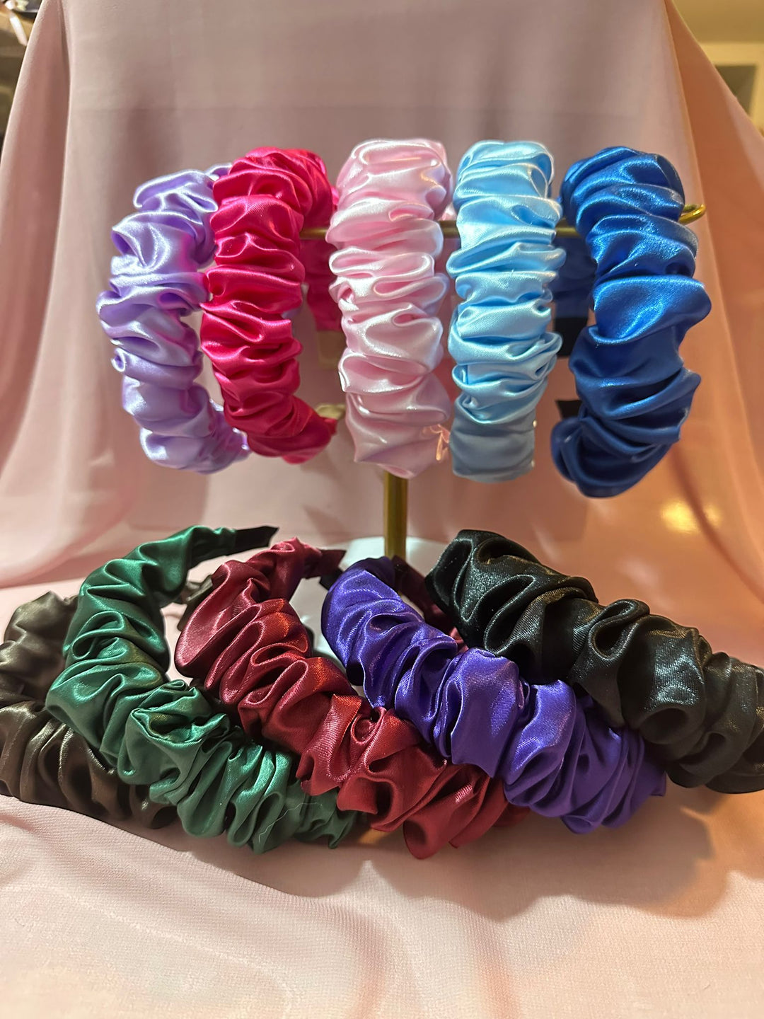 Frederika - Thick Scrunchy Headband — handmade hair accessory by PopJoy, Helsinki