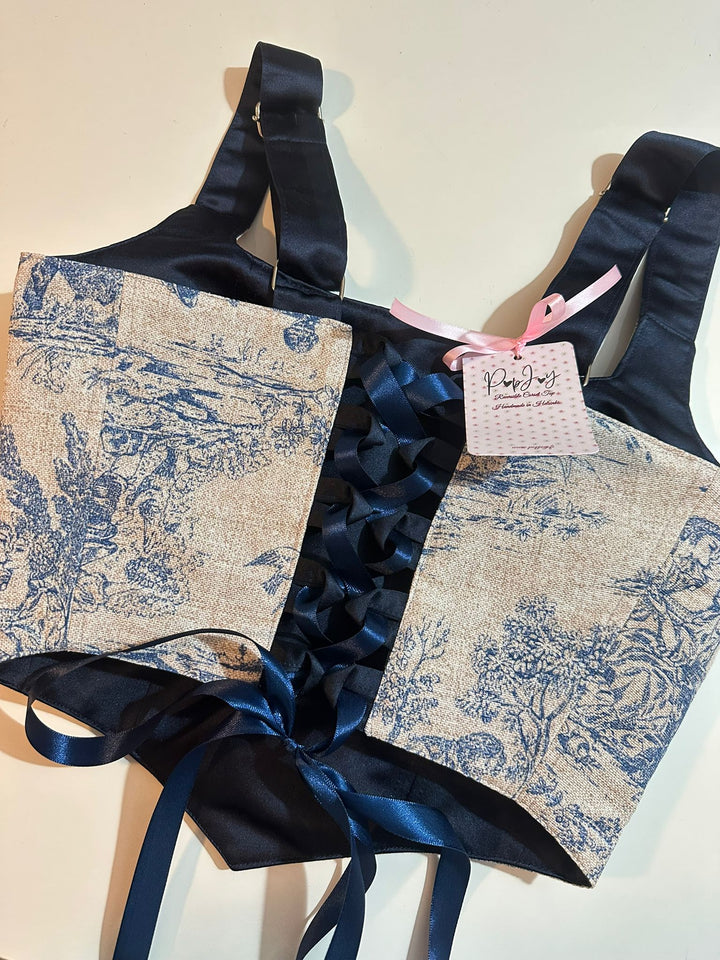 Helluin - Reversible Corset Top — reversible corset top handmade in Helsinki by PopJoy