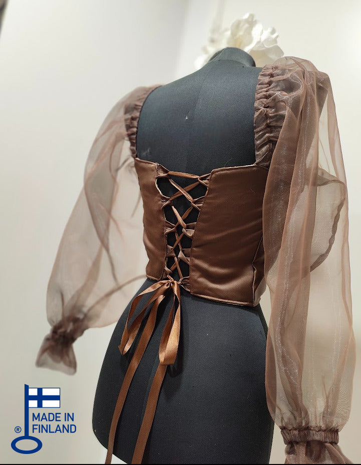 Helmi - Reversible Corset Top (No more fabric) — made in Finland — view 4