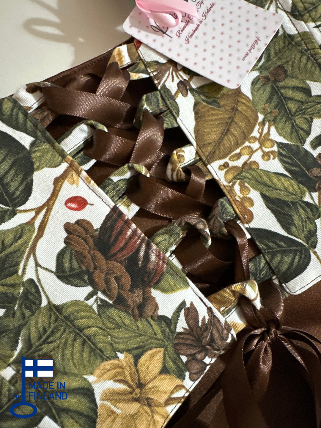 Coffee - Reversible Corset Top (Made to Order) — made in Finland — view 2