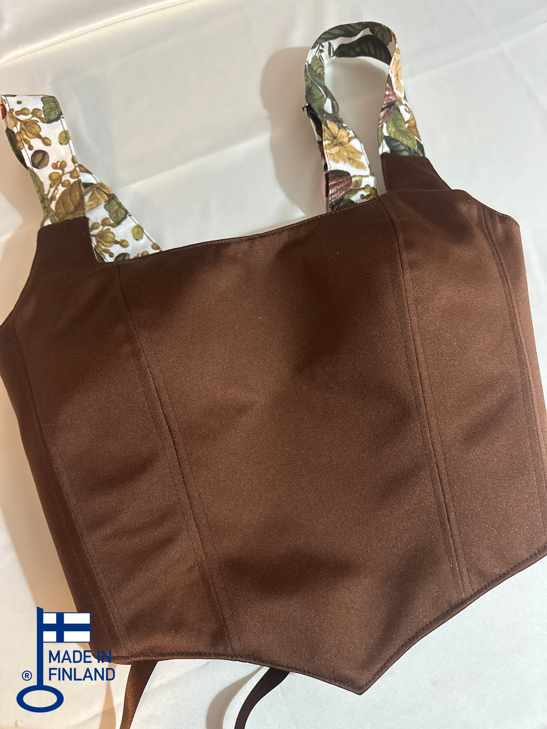 Coffee - Reversible Corset Top (Made to Order) — made in Finland — view 4