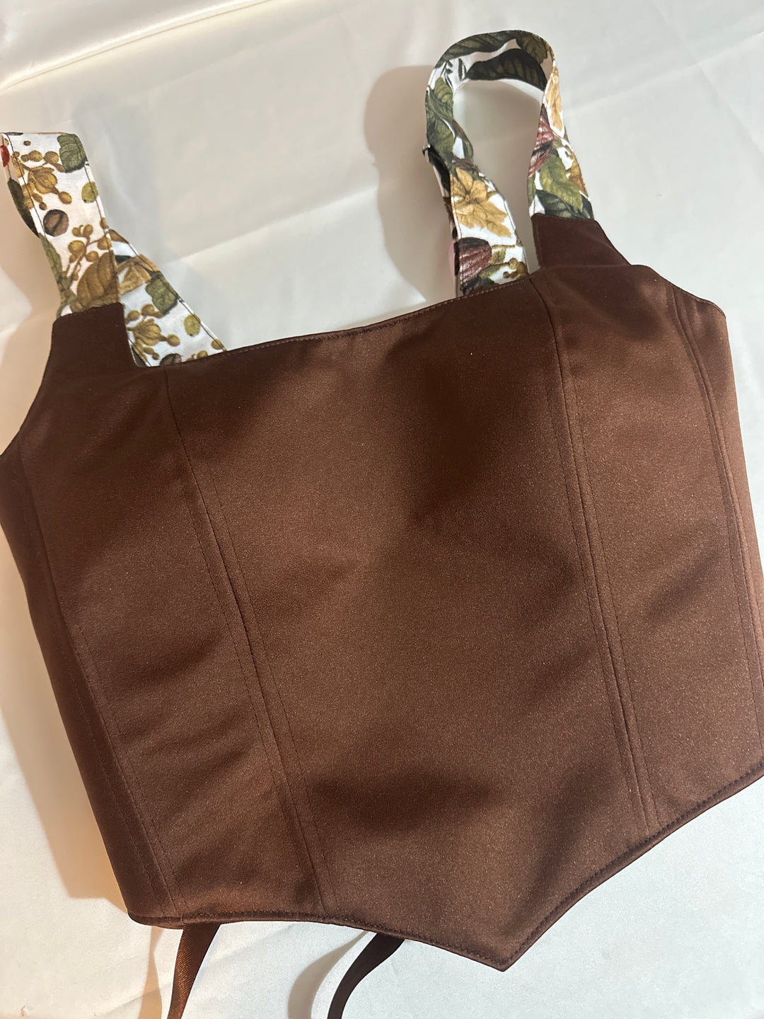 Coffe - Reversible Corset Top (Made to Order) — made in Finland