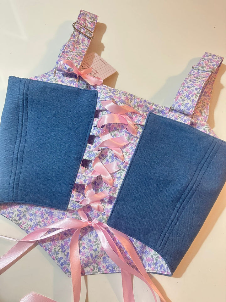Indil - Reversible Corset Top — reversible corset top handmade in Helsinki by PopJoy