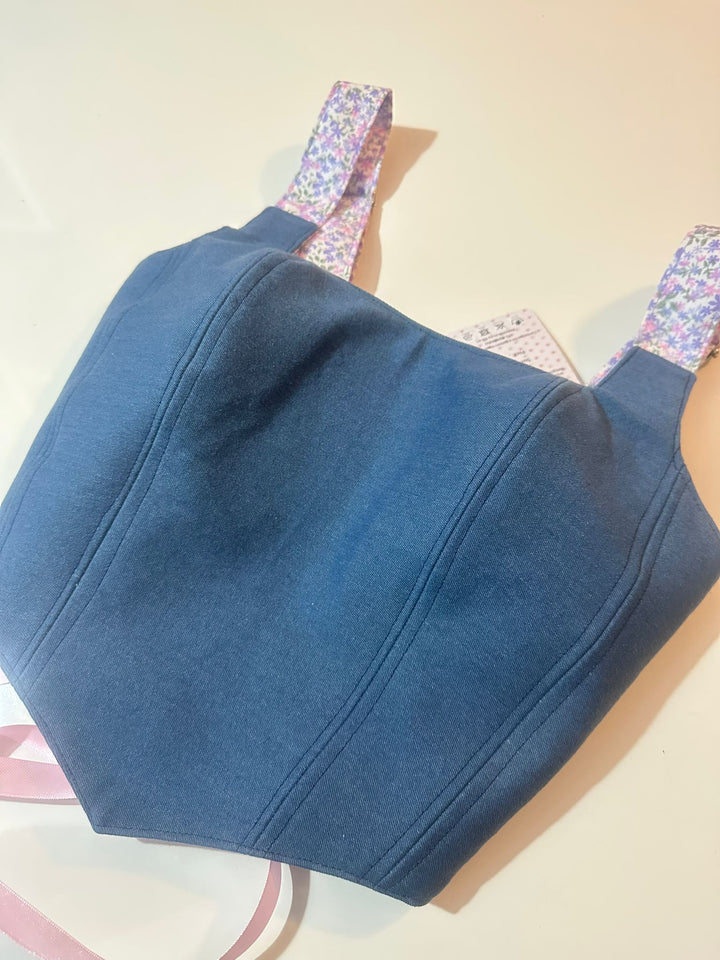 Indil - Reversible Corset Top — reversible corset top handmade in Helsinki by PopJoy