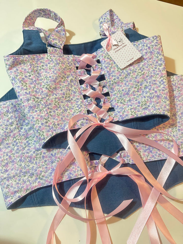 Indil - Reversible Corset Top — reversible corset top handmade in Helsinki by PopJoy