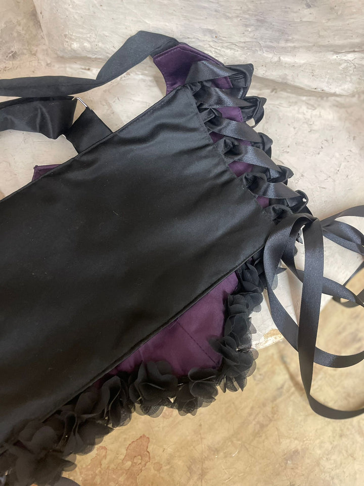Iris - Reversible Corset belt — reversible corset top handmade in Helsinki by PopJoy