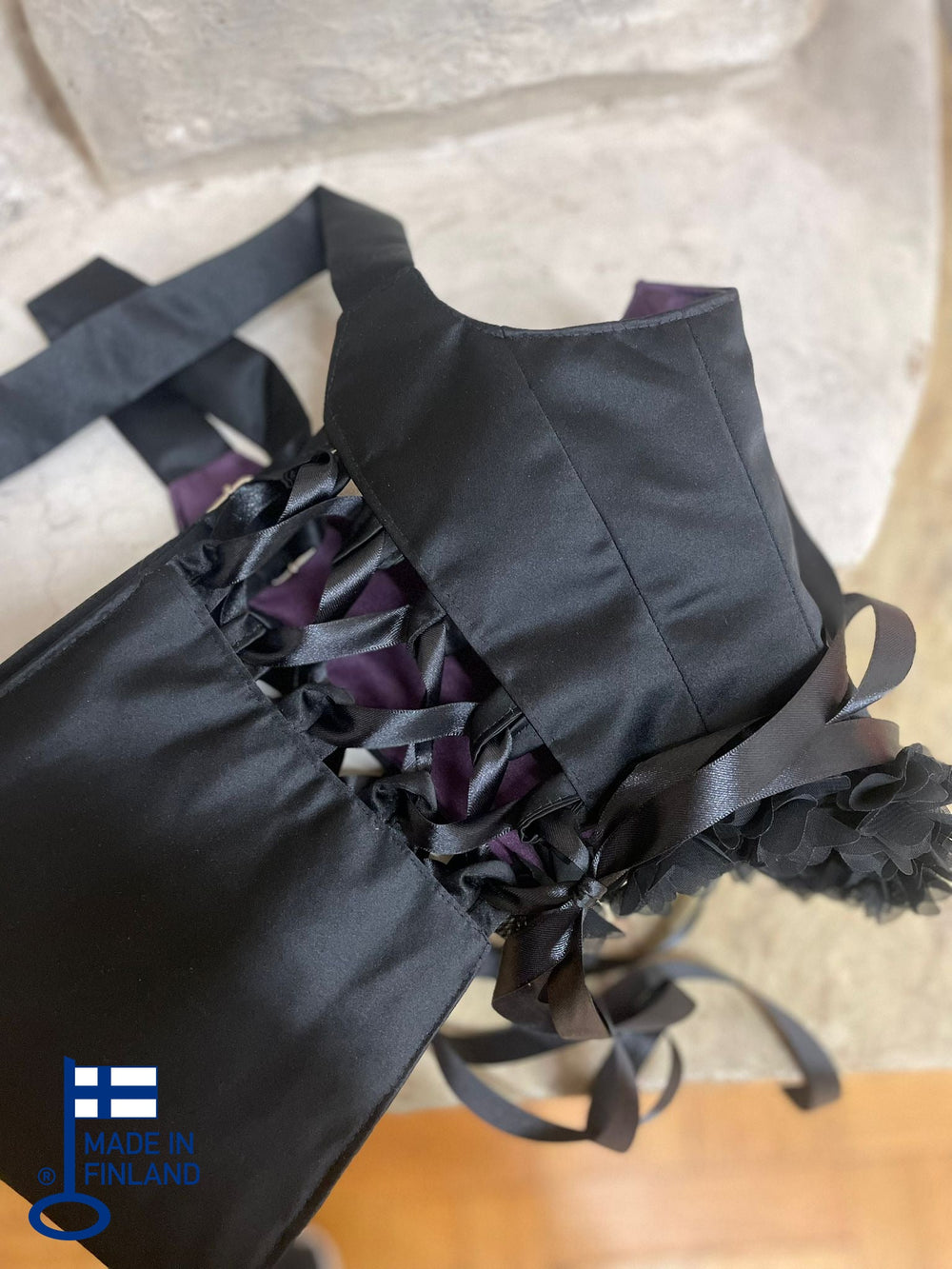 Iris - Reversible Corset belt — made in Finland — view 2