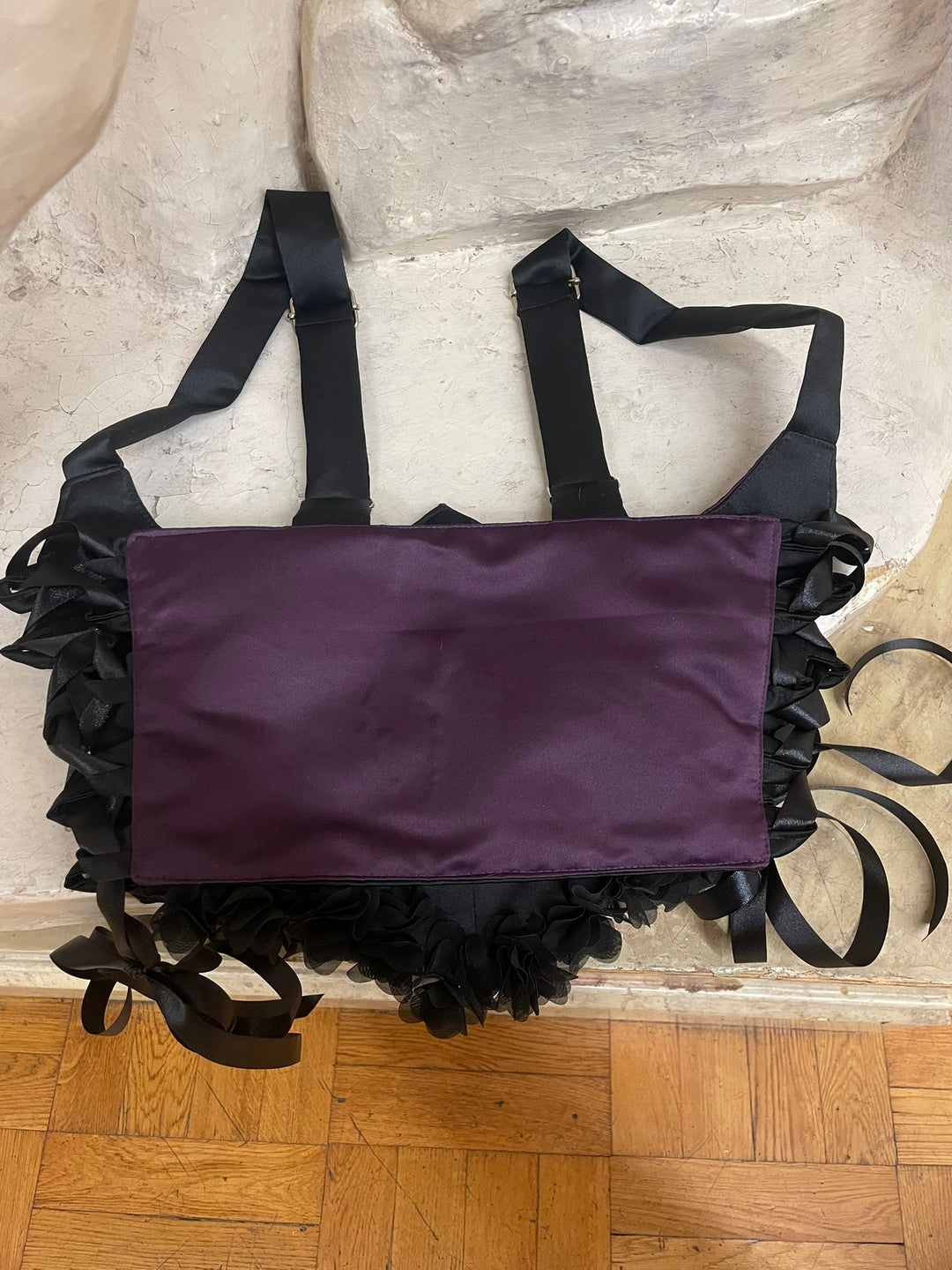 Iris - Reversible Corset belt — reversible corset top handmade in Helsinki by PopJoy