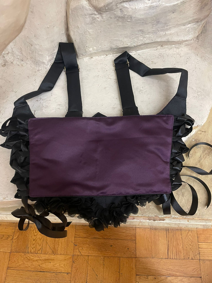 Iris - Reversible Corset belt — reversible corset top handmade in Helsinki by PopJoy